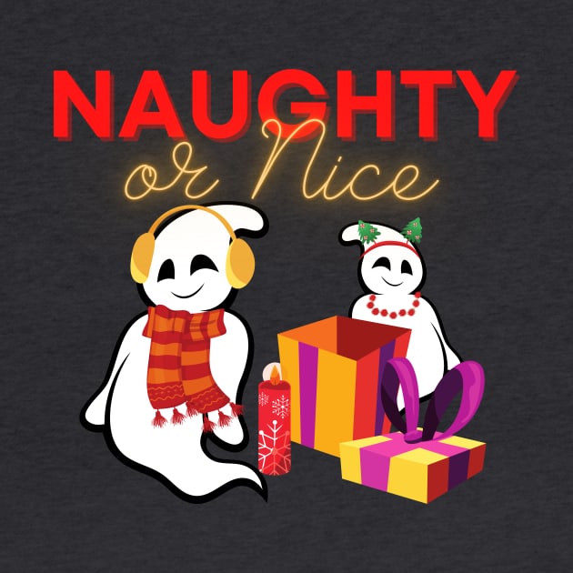 Naughty or nice Holiday Winter Ghost by TheMavenMedium
